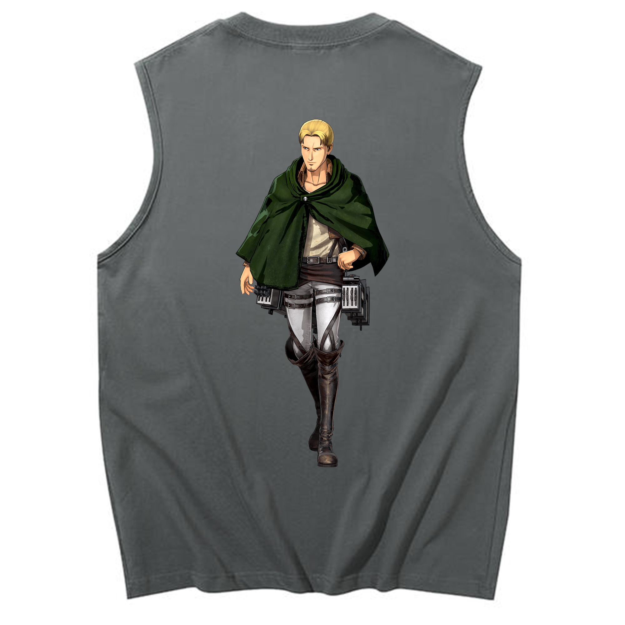 （画像用） 進撃の巨人 Attack on Titan コットン100％タンクトップ（背面プリント）